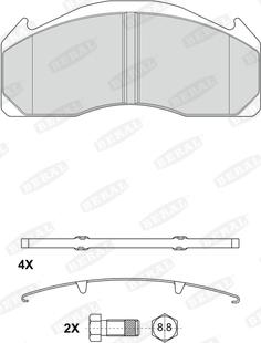 Beral 2912529004195624 - Bremsbelagsatz, Scheibenbremse alexcarstop-ersatzteile.com