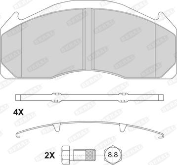 Beral 2912529004145624 - Bremsbelagsatz, Scheibenbremse alexcarstop-ersatzteile.com