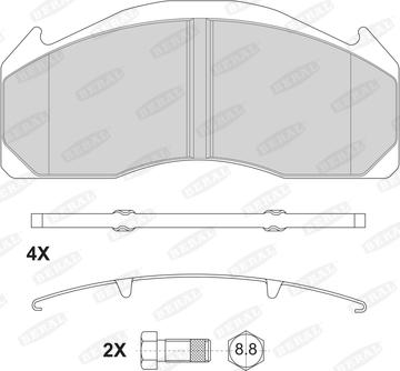 Beral 2912529004145674 - Bremsbelagsatz, Scheibenbremse alexcarstop-ersatzteile.com