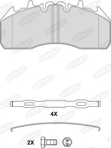 Beral 2921829004145724 - Bremsbelagsatz, Scheibenbremse alexcarstop-ersatzteile.com