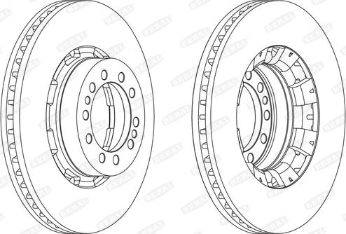 Beral BCR128A - Bremsscheibe alexcarstop-ersatzteile.com