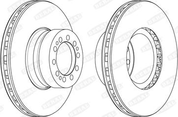 Beral BCR376A - Bremsscheibe alexcarstop-ersatzteile.com