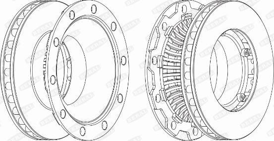 Beral BCR253A - Bremsscheibe alexcarstop-ersatzteile.com