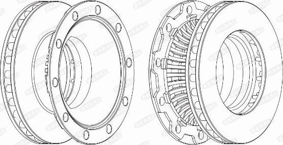 Beral BCR252A - Bremsscheibe alexcarstop-ersatzteile.com