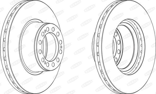 Beral BCR201A - Bremsscheibe alexcarstop-ersatzteile.com