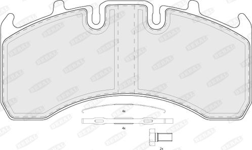 Beral BCV29169TK - Bremsbelagsatz, Scheibenbremse alexcarstop-ersatzteile.com