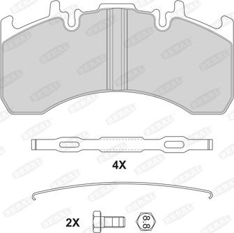 Beral BCV29177TK - Bremsbelagsatz, Scheibenbremse alexcarstop-ersatzteile.com