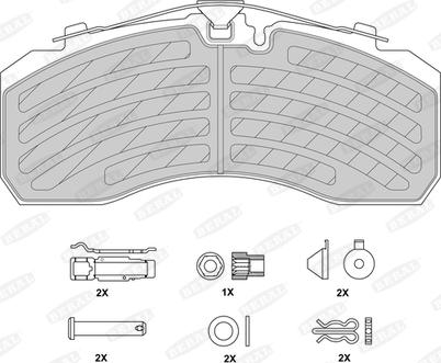 Beral BCV29253TK - Bremsbelagsatz, Scheibenbremse alexcarstop-ersatzteile.com