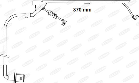 Beral UAI169 - Warnkontakt, Bremsbelagverschleiß alexcarstop-ersatzteile.com