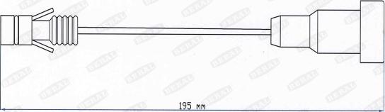 Beral UAI203 - Warnkontakt, Bremsbelagverschleiß alexcarstop-ersatzteile.com