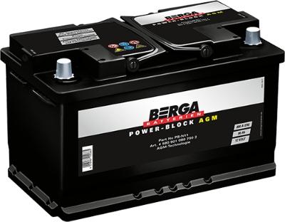 BERGA 5809010807502 - Starterbatterie alexcarstop-ersatzteile.com