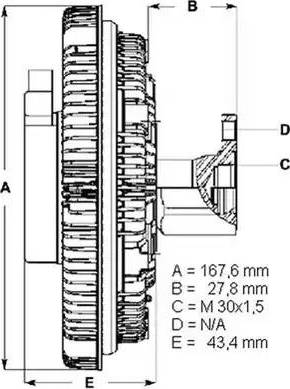 BorgWarner (BERU) LK099 - Kupplung, Kühlerlüfter alexcarstop-ersatzteile.com