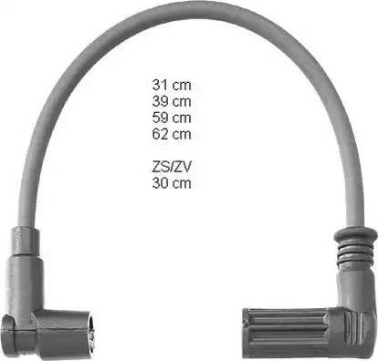 BorgWarner (BERU) ZEF722 - Zündleitungssatz alexcarstop-ersatzteile.com