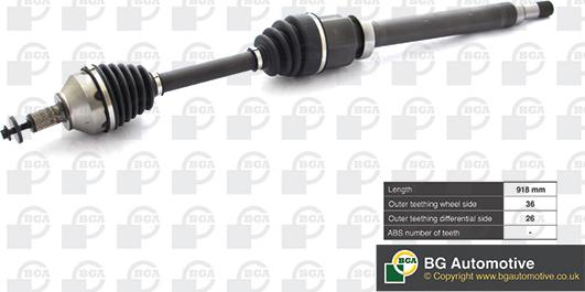 BGA DS2332R - Antriebswelle alexcarstop-ersatzteile.com