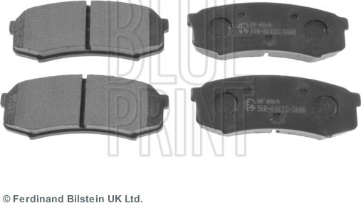 Blue Print ADC44275 - Bremsbelagsatz, Scheibenbremse alexcarstop-ersatzteile.com