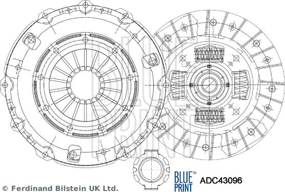 Blue Print ADC43096 - Kupplungssatz alexcarstop-ersatzteile.com