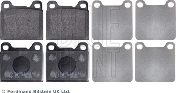 Blue Print ADF124228 - Bremsbelagsatz, Scheibenbremse alexcarstop-ersatzteile.com