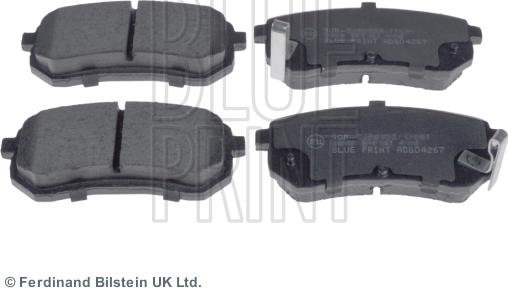 Blue Print ADG04267 - Bremsbelagsatz, Scheibenbremse alexcarstop-ersatzteile.com