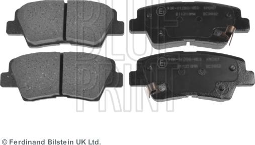 Blue Print ADG042109 - Bremsbelagsatz, Scheibenbremse alexcarstop-ersatzteile.com