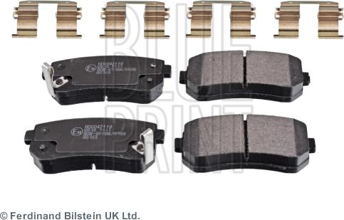 Blue Print ADG042119 - Bremsbelagsatz, Scheibenbremse alexcarstop-ersatzteile.com