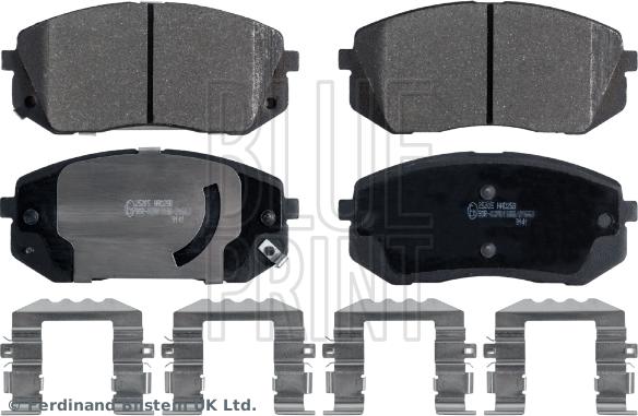 Blue Print ADG042179 - Bremsbelagsatz, Scheibenbremse alexcarstop-ersatzteile.com