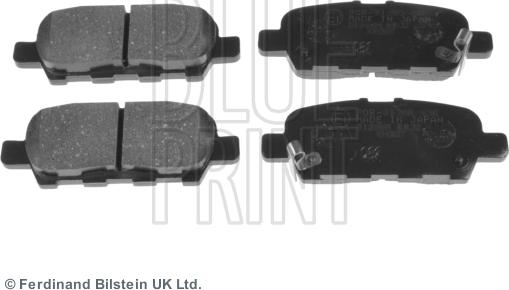 Blue Print ADN142152 - Bremsbelagsatz, Scheibenbremse alexcarstop-ersatzteile.com