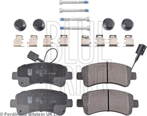 Blue Print ADP154248 - Bremsbelagsatz, Scheibenbremse alexcarstop-ersatzteile.com