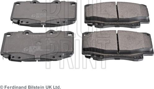 Blue Print ADT342160 - Bremsbelagsatz, Scheibenbremse alexcarstop-ersatzteile.com