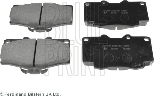 Blue Print ADT34289 - Bremsbelagsatz, Scheibenbremse alexcarstop-ersatzteile.com