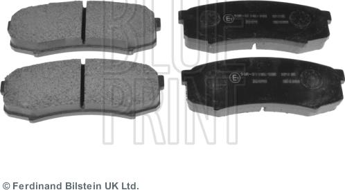 Blue Print ADT34280 - Bremsbelagsatz, Scheibenbremse alexcarstop-ersatzteile.com