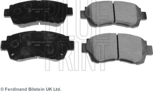 Blue Print ADT34283 - Bremsbelagsatz, Scheibenbremse alexcarstop-ersatzteile.com