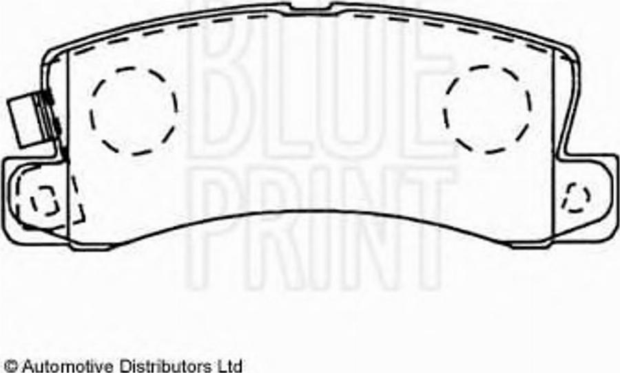 Blue Print ADT34228 - Bremsbelagsatz, Scheibenbremse alexcarstop-ersatzteile.com