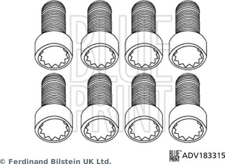 Blue Print ADV183315 - Schraubensatz, Schwungrad alexcarstop-ersatzteile.com