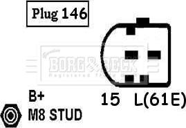 Borg & Beck BBA2592 - Generator alexcarstop-ersatzteile.com