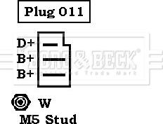 Borg & Beck BBA2215 - Generator alexcarstop-ersatzteile.com