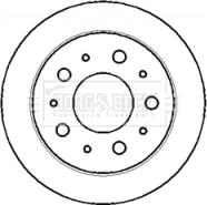 Borg & Beck BBD4405 - Bremsscheibe alexcarstop-ersatzteile.com