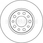 Borg & Beck BBD4515 - Bremsscheibe alexcarstop-ersatzteile.com