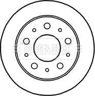 Borg & Beck BBD4668 - Bremsscheibe alexcarstop-ersatzteile.com