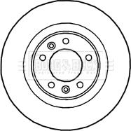 Borg & Beck BBD4667 - Bremsscheibe alexcarstop-ersatzteile.com