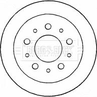 Borg & Beck BBD4609 - Bremsscheibe alexcarstop-ersatzteile.com