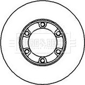 Borg & Beck BBD4844 - Bremsscheibe alexcarstop-ersatzteile.com