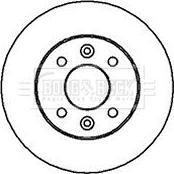 Borg & Beck BBD4841 - Bremsscheibe alexcarstop-ersatzteile.com