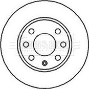 Borg & Beck BBD4856 - Bremsscheibe alexcarstop-ersatzteile.com