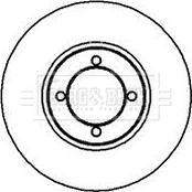 Borg & Beck BBD4860 - Bremsscheibe alexcarstop-ersatzteile.com