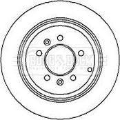 Borg & Beck BBD4281 - Bremsscheibe alexcarstop-ersatzteile.com