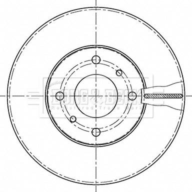 Borg & Beck BBD4232 - Bremsscheibe alexcarstop-ersatzteile.com