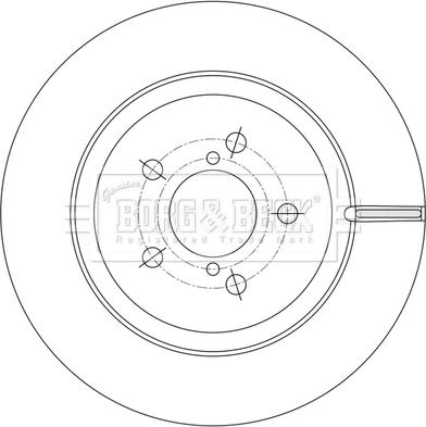 Borg & Beck BBD5602 - Bremsscheibe alexcarstop-ersatzteile.com