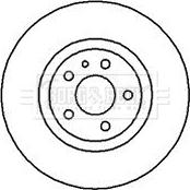 Borg & Beck BBD5092 - Bremsscheibe alexcarstop-ersatzteile.com