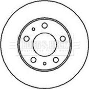 Borg & Beck BBD5112 - Bremsscheibe alexcarstop-ersatzteile.com