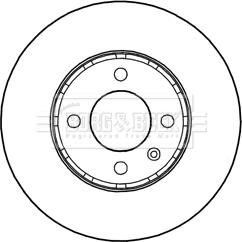 Borg & Beck BBD5236 - Bremsscheibe alexcarstop-ersatzteile.com